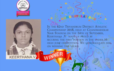 62nd Trivandrum District Athletic Championship 2018
