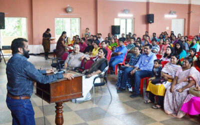 Saraswathi Vidyalaya welcomed its new batch of Lkg students