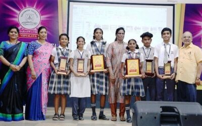 Felicitation ceremony for the young sporting stars of the school