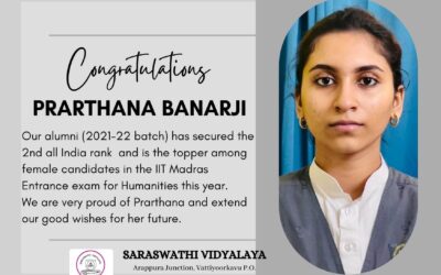 Prarthana Banarji, our alumni (2021-22 batch)