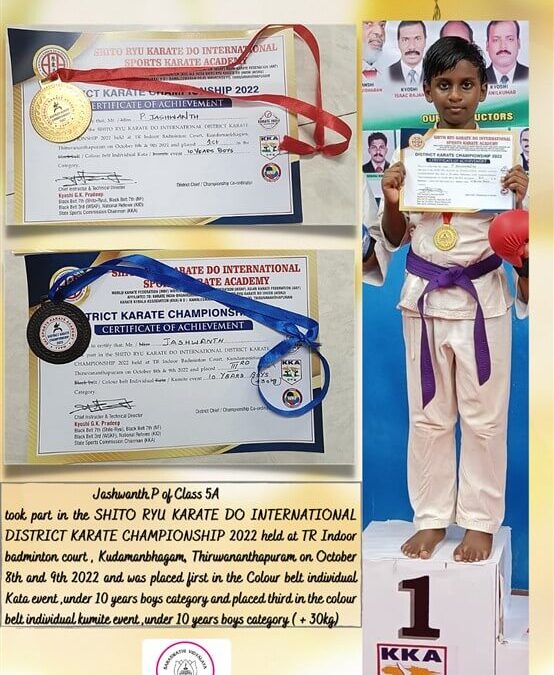 Shito Ryu Karate Do International District Karate Championship 2022